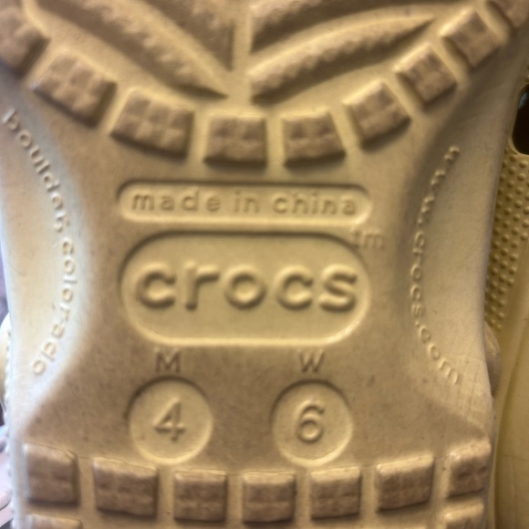 Yellow Women’s Crocs - Picture 9 of 9
